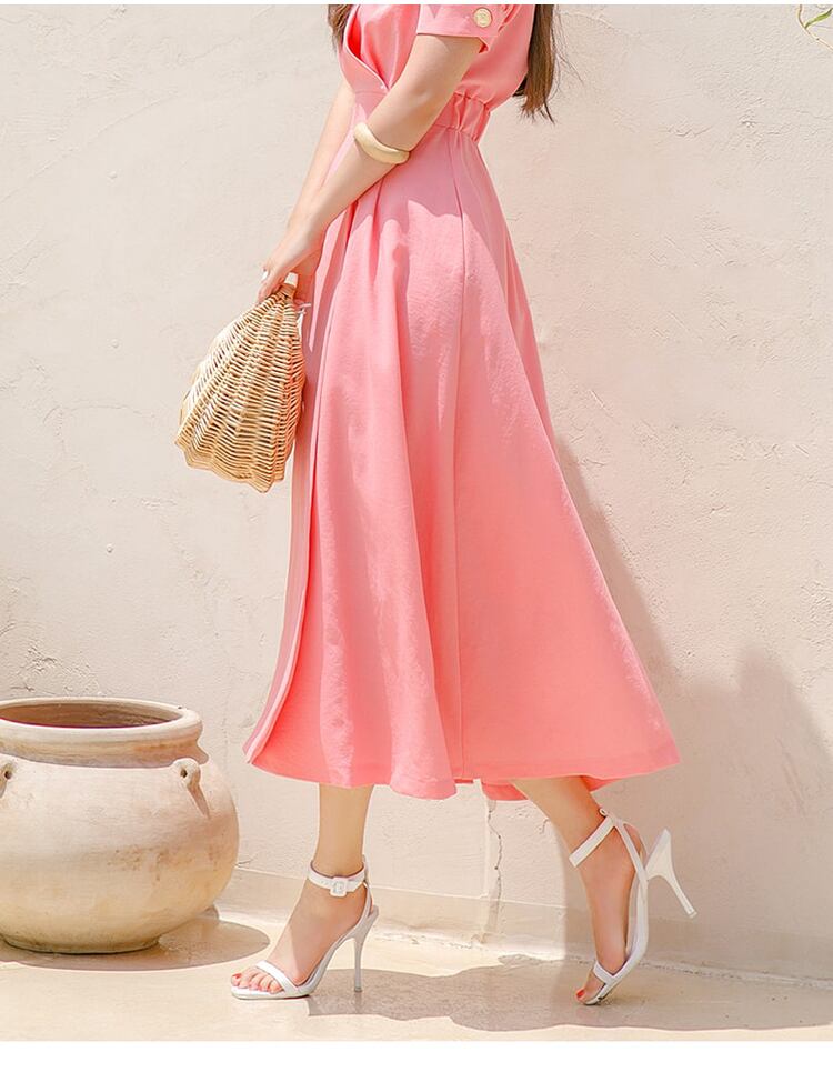 【dress】パフスリーブワンピース G20187