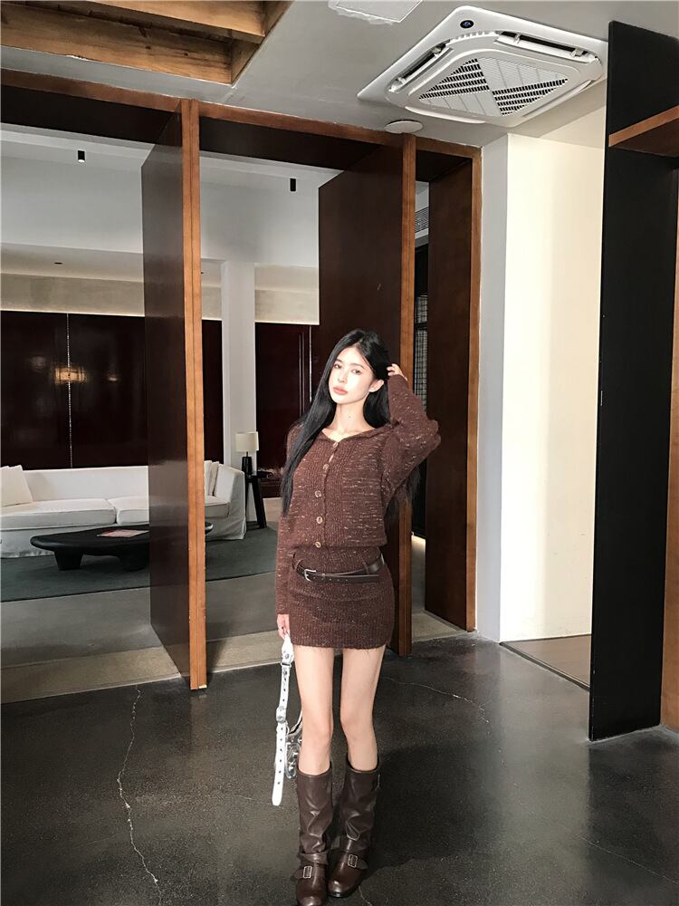 【dress】ニットワンピース　M28335