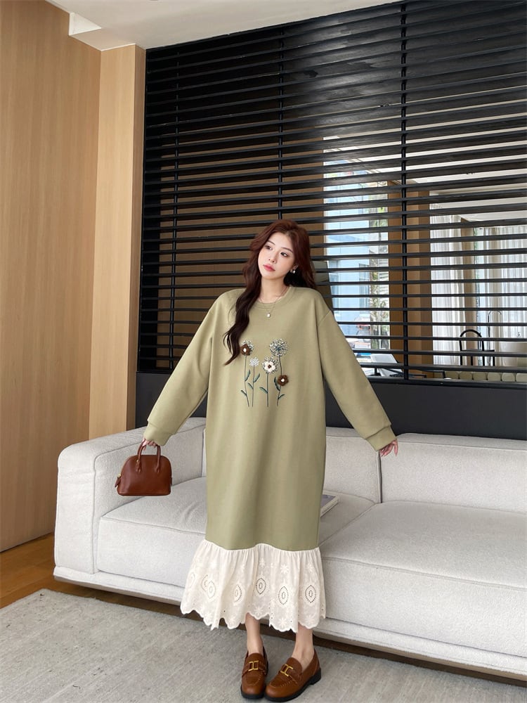 【dress】ドッキングカジュアルワンピース　M28935