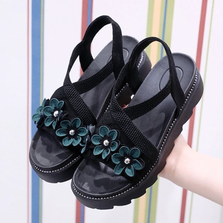 【shoes】立体フラワーサンダル　M24651