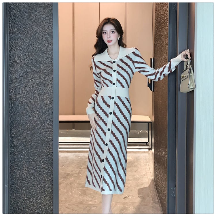 【dress】ニットワンピース　M28206