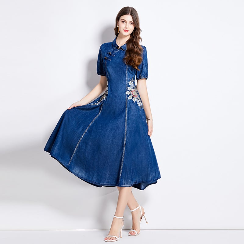 【dress】デニムワンピース　M24577
