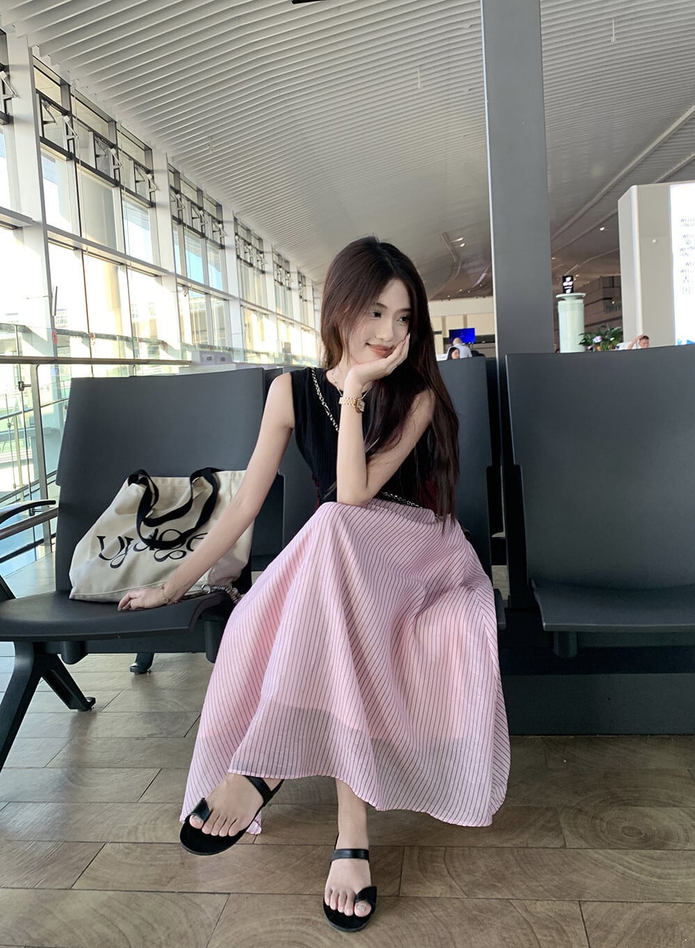 【dress】ノースリーブワンピース　M24340