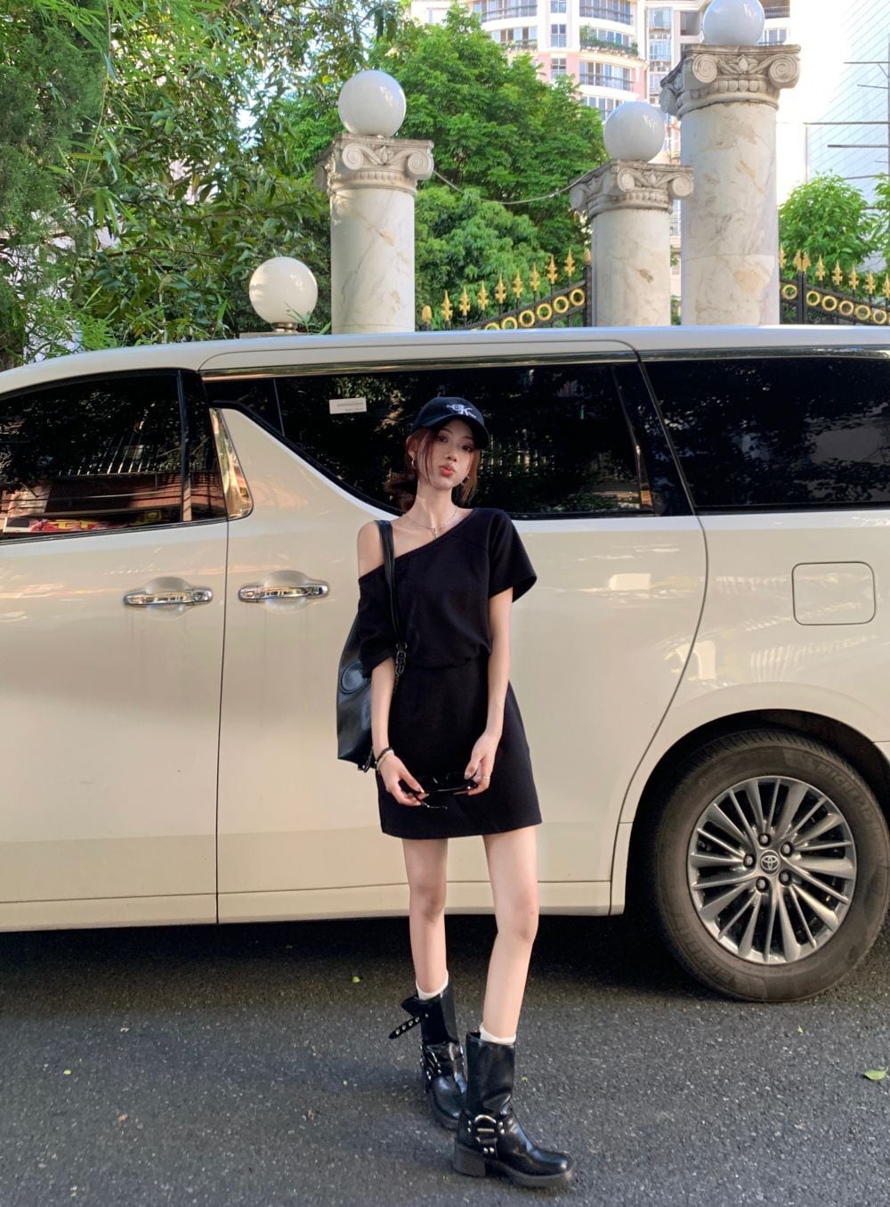 【dress】オフショルダーワンピース　M24895