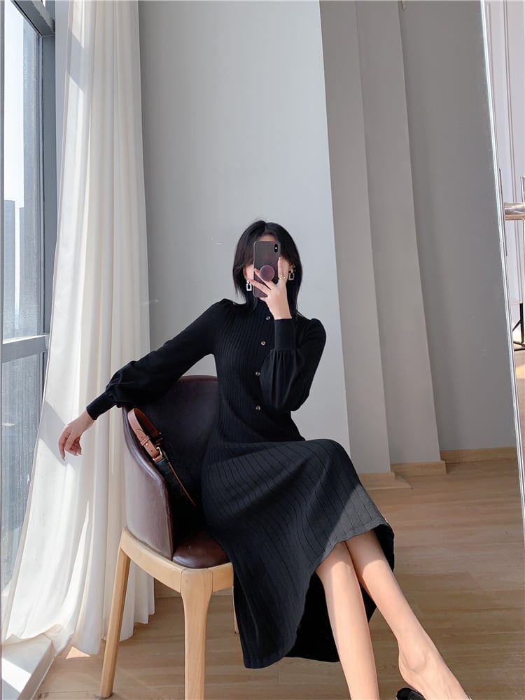 【dress】ニットワンピース　M25449