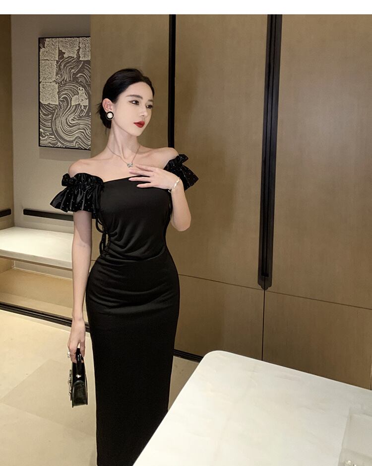 【dress】オフショルダーワンピース G20127