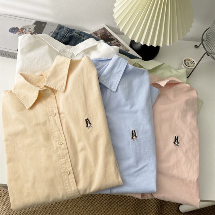 【tops】刺繍シャツ　M29912