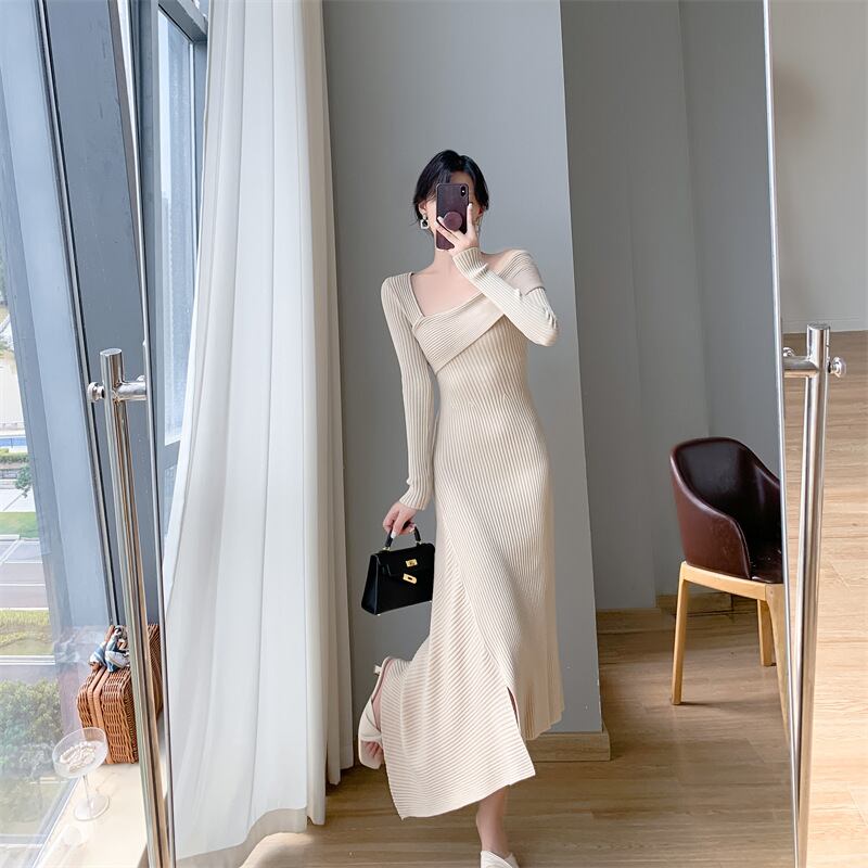 【dress】ニットワンピース　M18561