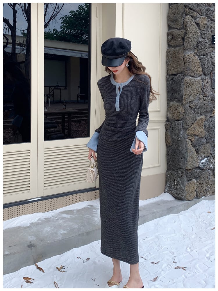 【dress】ニットワンピース　M27525