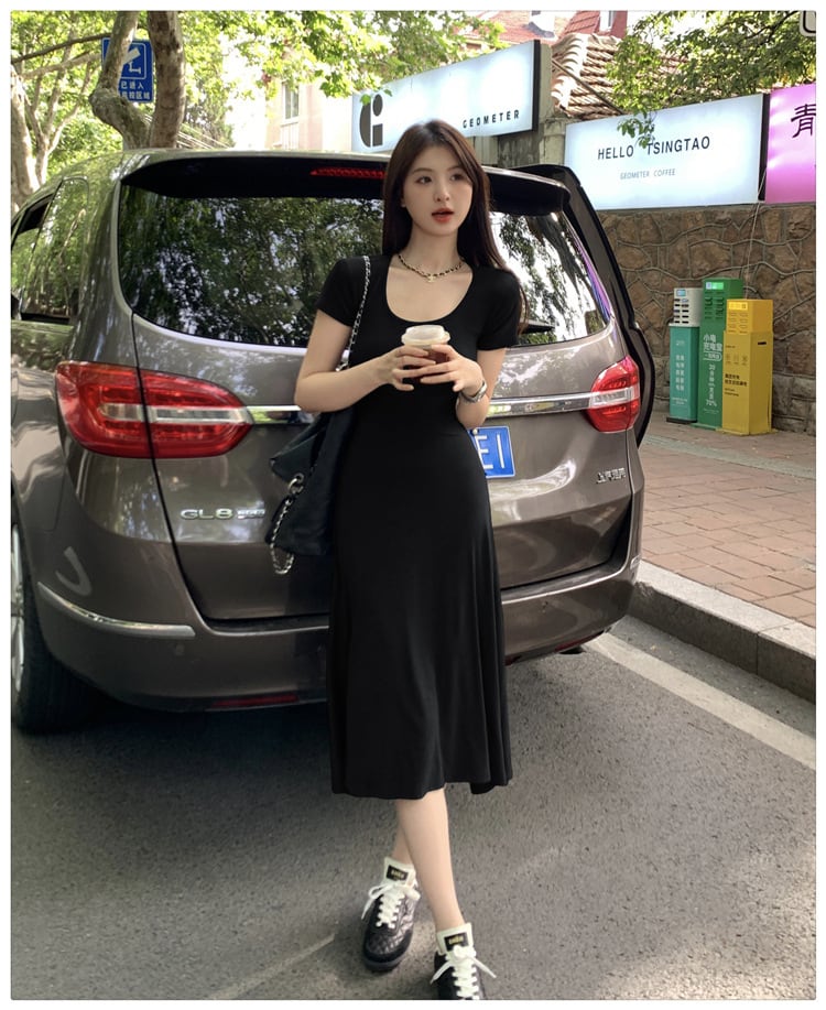 【dress】バックレスワンピース　M24579
