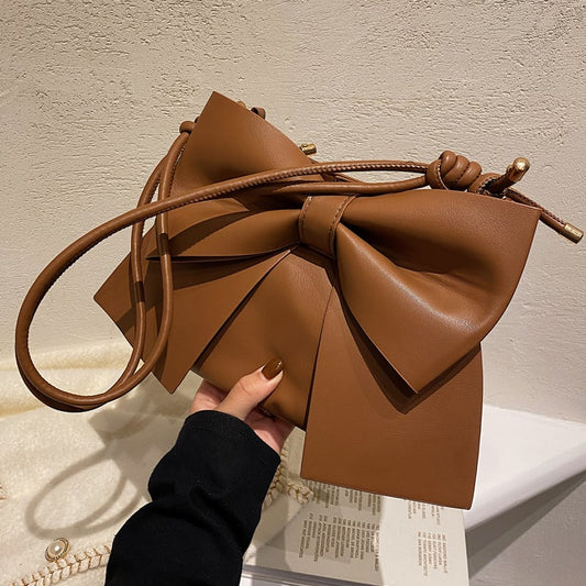 【小物】リボン秋冬新作オシャレファッションメッセンジャーバッグ G3485