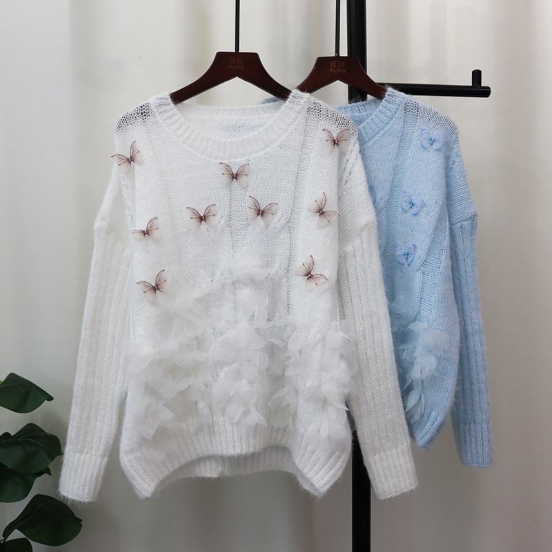 【tops】ニットセーター　M26090