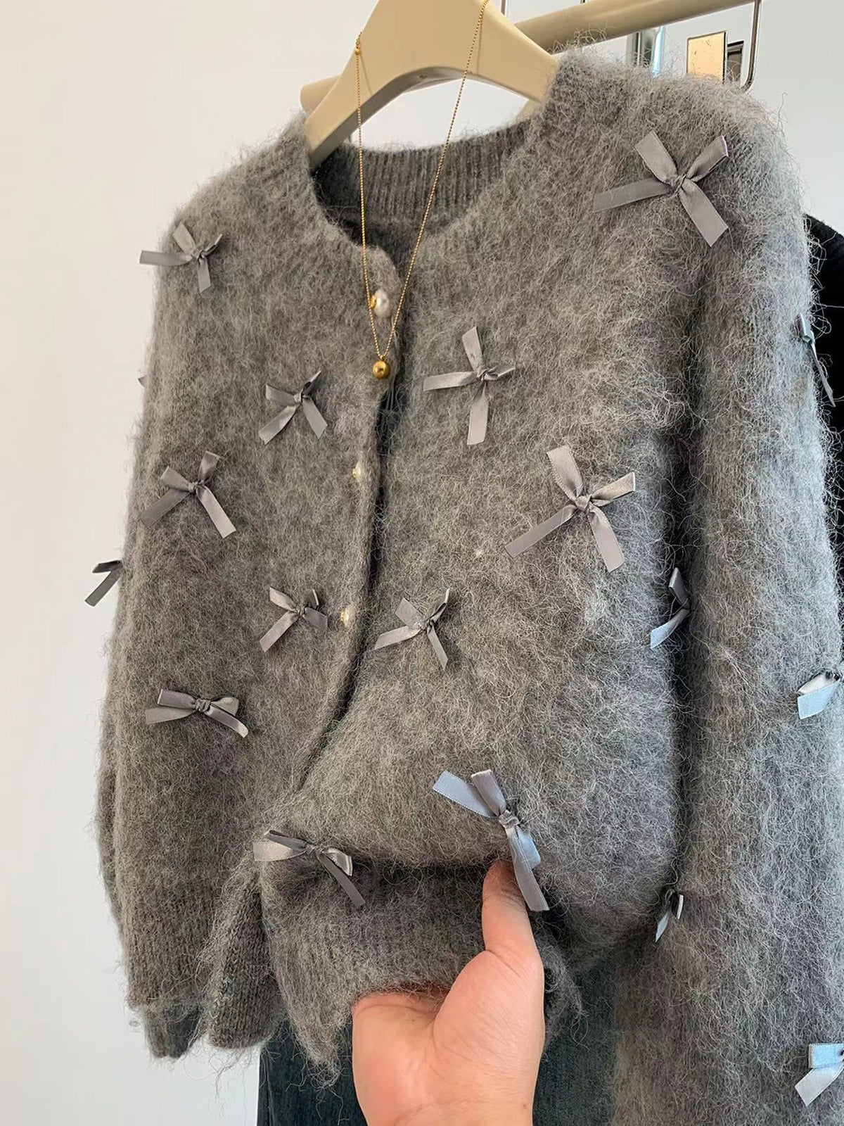 【outer】ニットカーデ　M29242