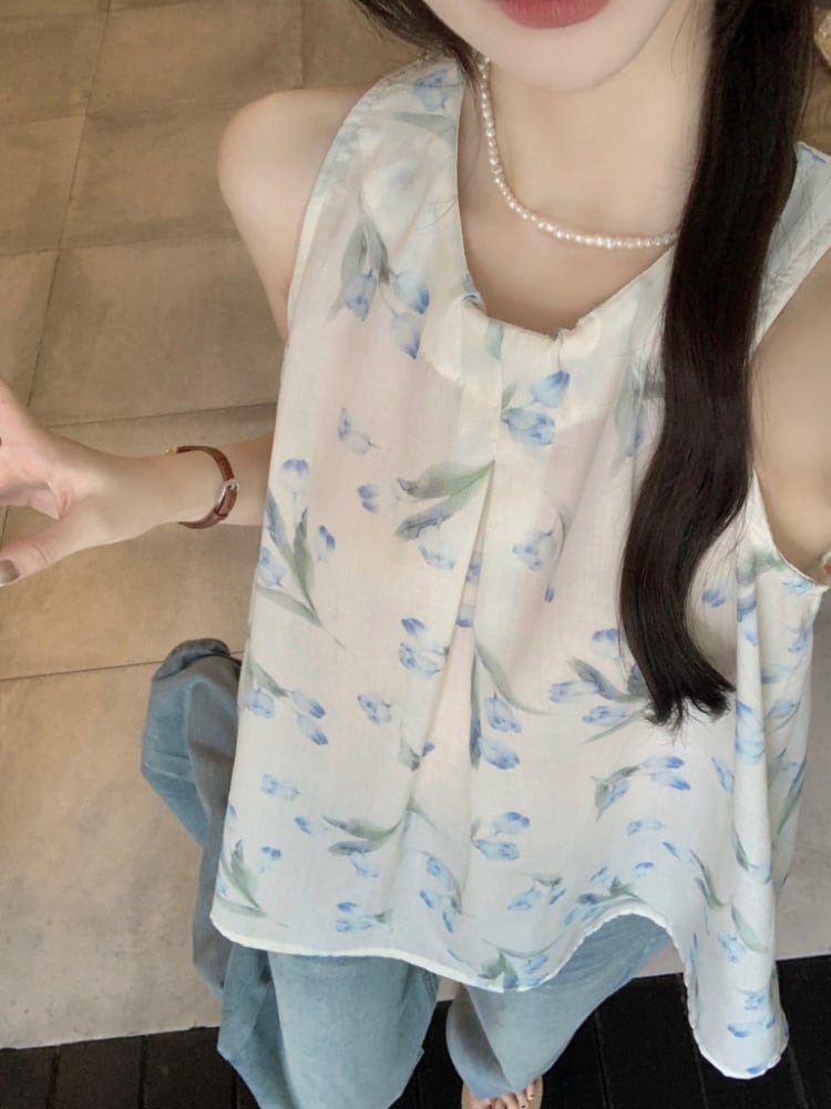 【tops】ノースリーブトップス　M25172