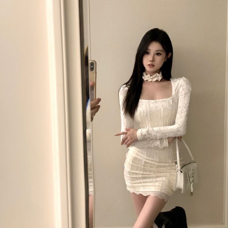 【dress】レースデートワンピース　M27483