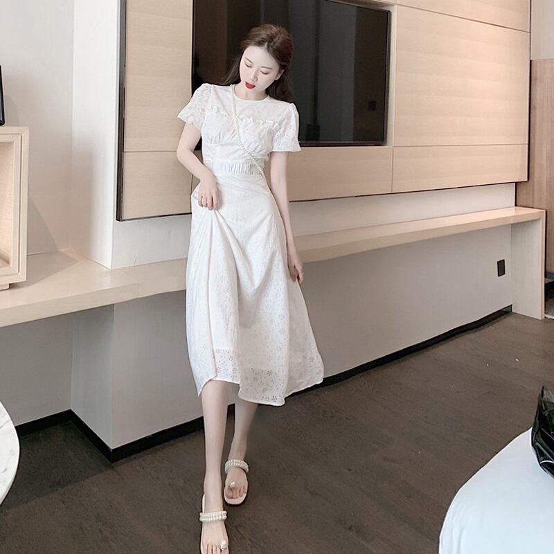 【dress】魅力的 気質満点清新スウィートシンプル淑女ワンピースF0016