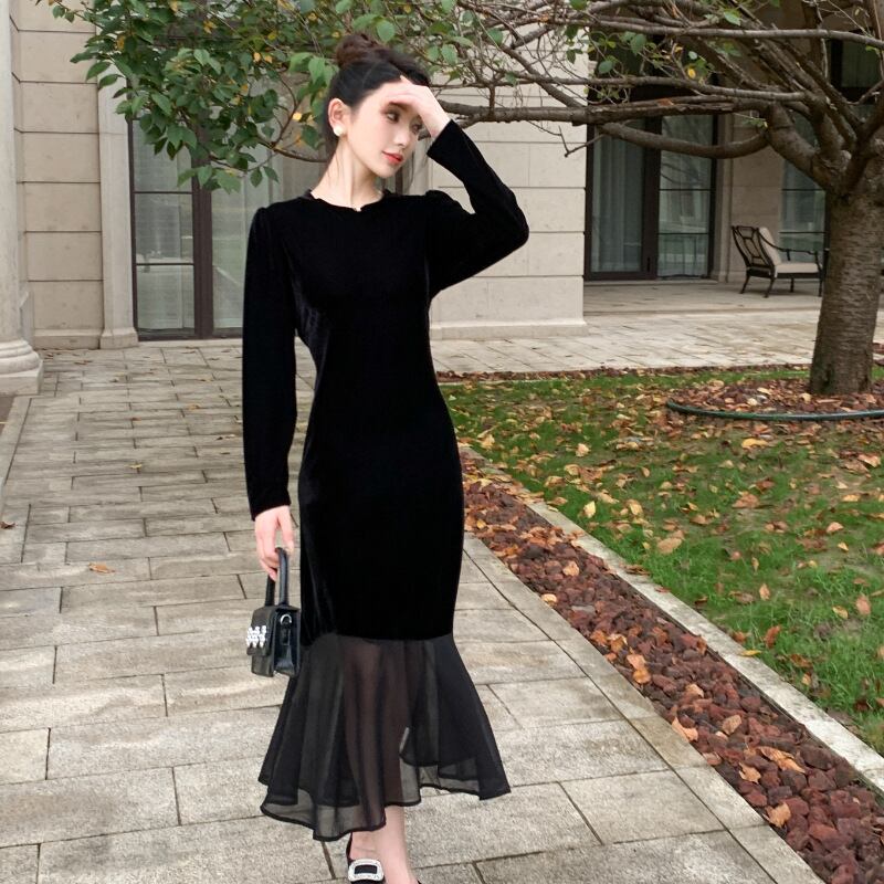 【dress】ドッキングワンピース　M18769