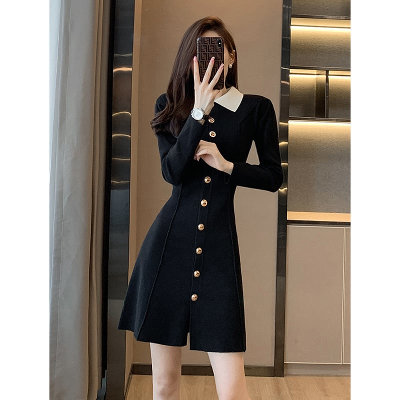 【dress】ニットワンピース　M25426