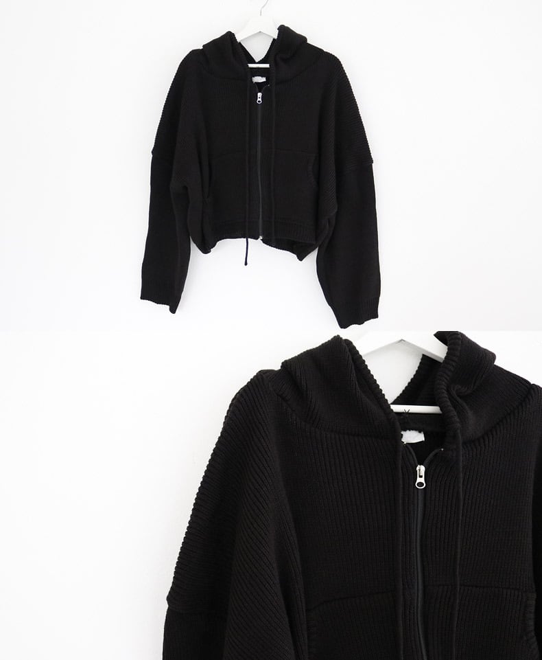 【outer】ファスナーニットカーデ　M26115