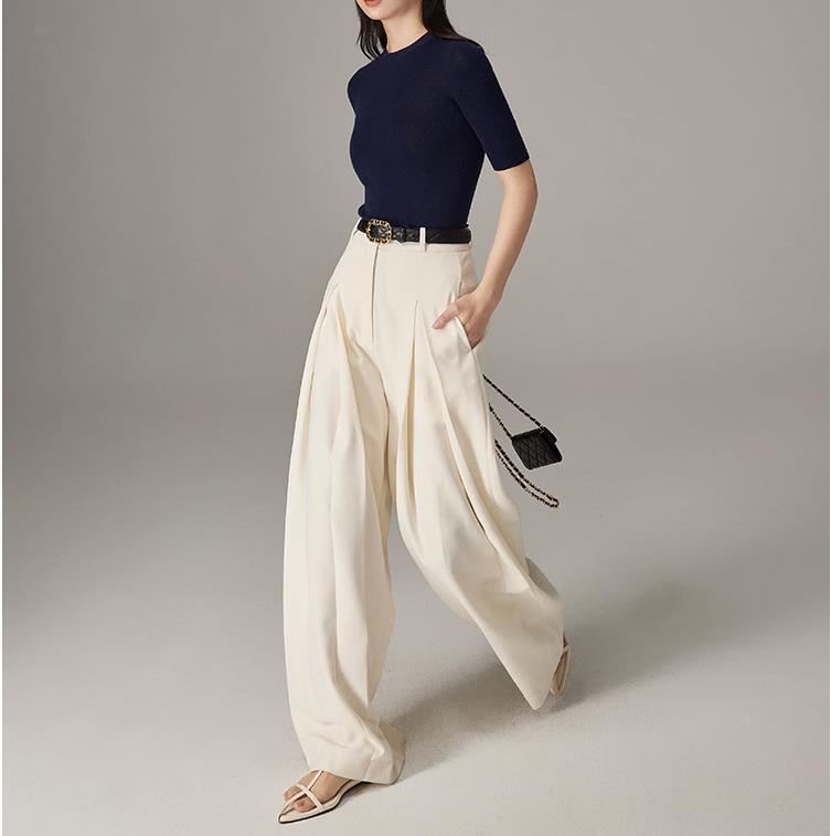 【set】スーツベスト+ギャザーガウチョパンツ２点セットG21397