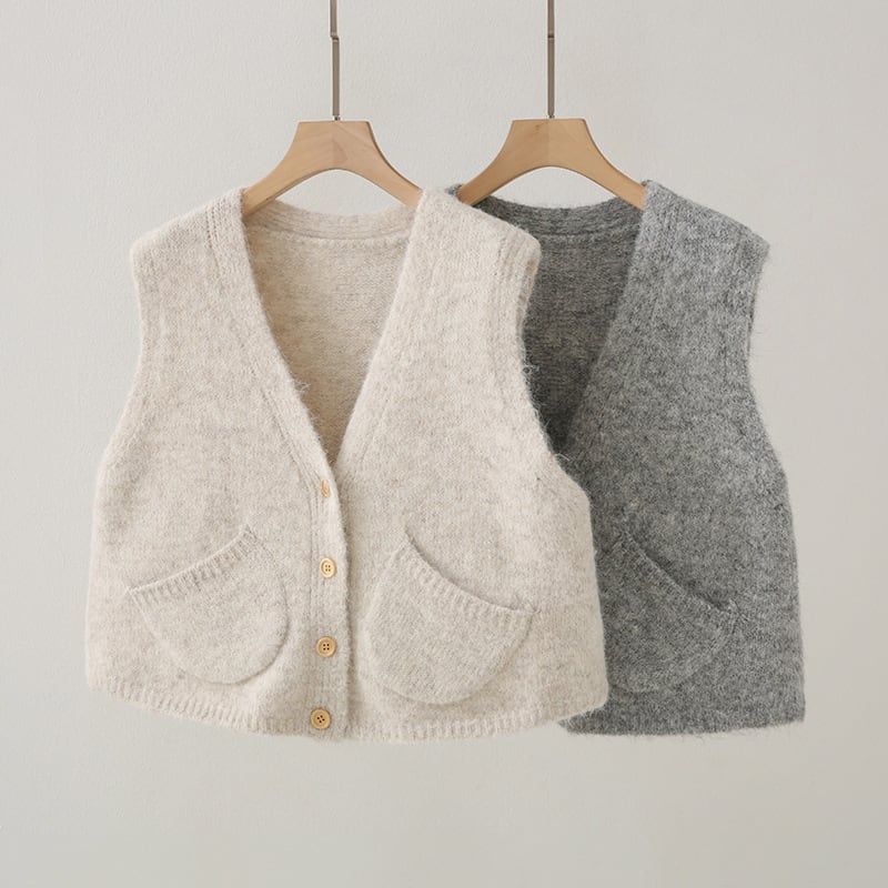 【tops】ニットベスト　M25582