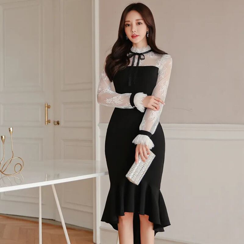 【dress】マーメイドワンピース　M18876