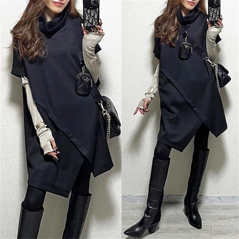 【dress】ハイネックワンピース　M18450