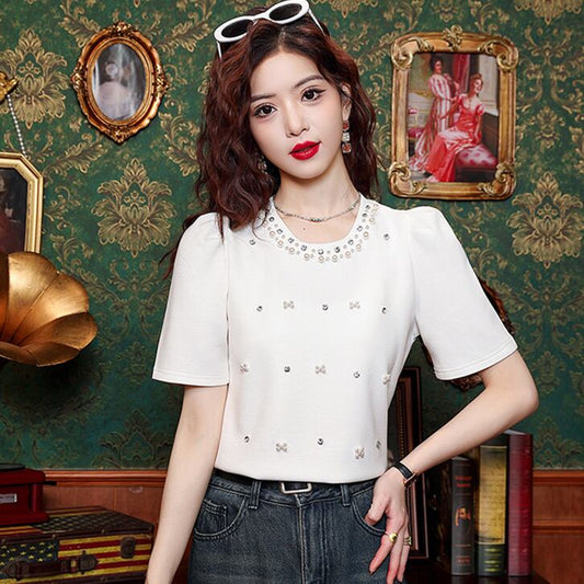 【tops】パフスリーブTシャツG20922