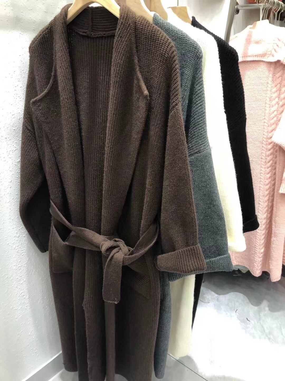 【outer】ロング丈ニットカーデ　M27146