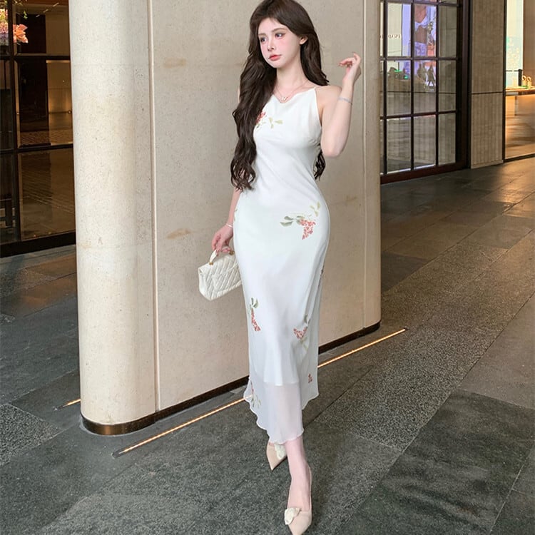 【dress】プリントキャミワンピース　M24698