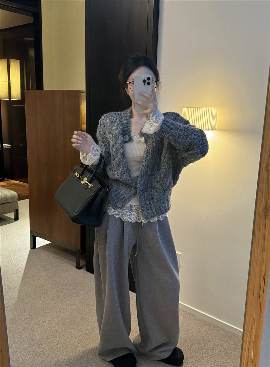 【outer】ニットカーデ　M27952