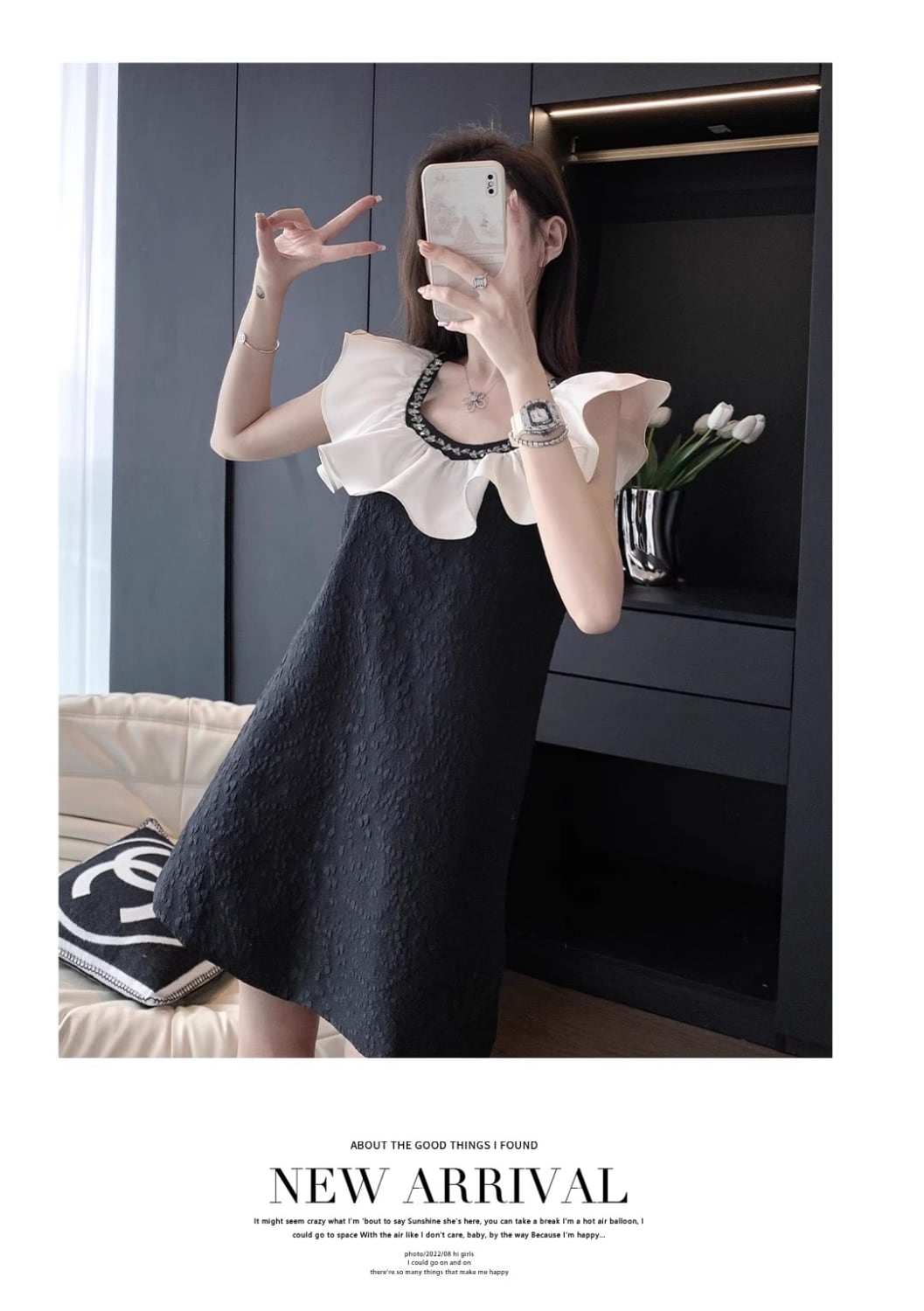 【dress】フリルワンピース　M24263