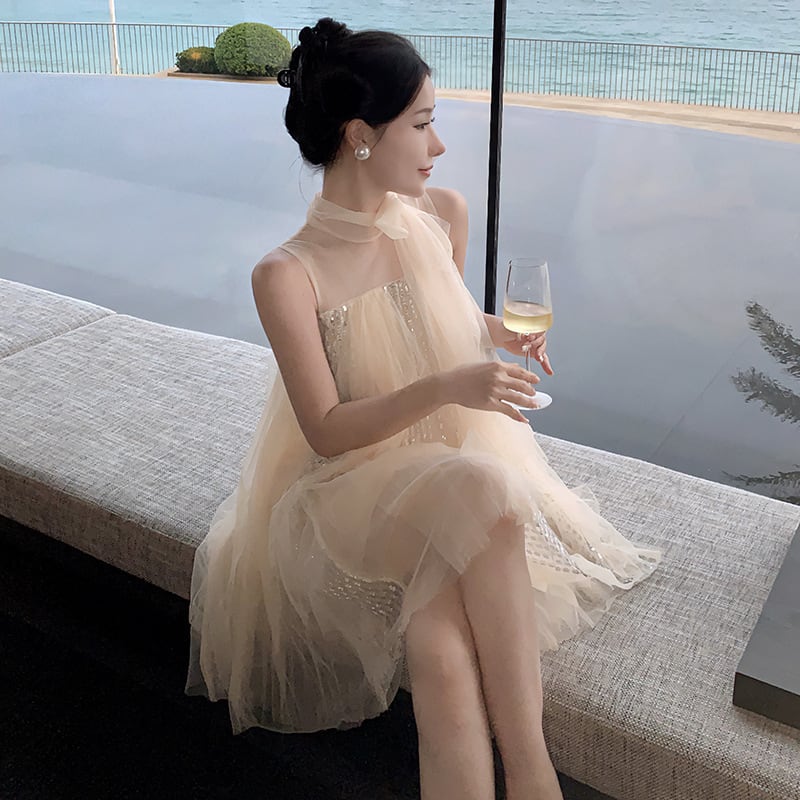 【dress】ノースリーブワンピース　M25288