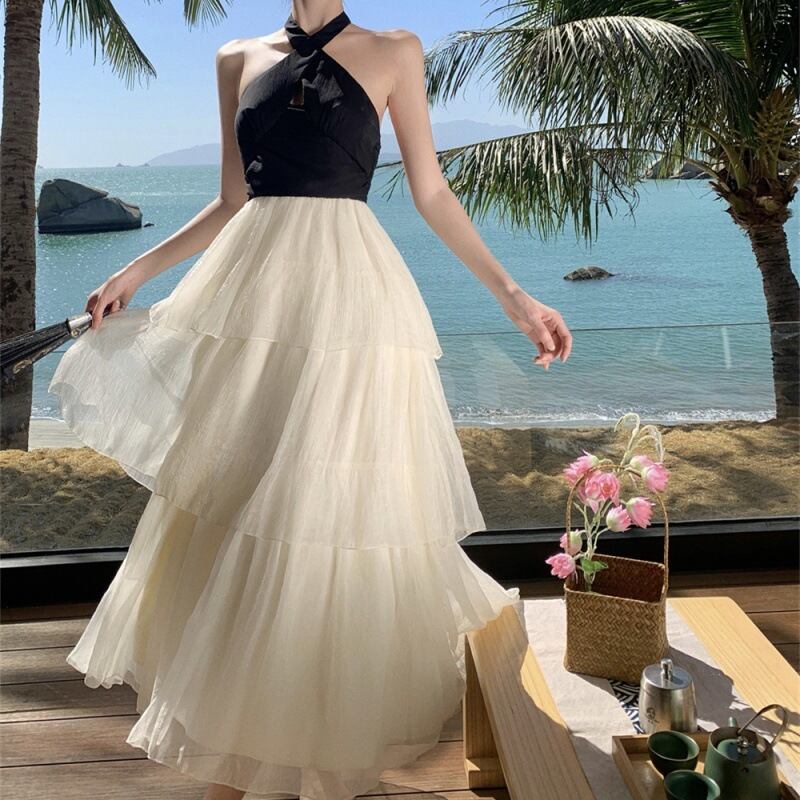 【dress】ホルターネックワンピース G20114