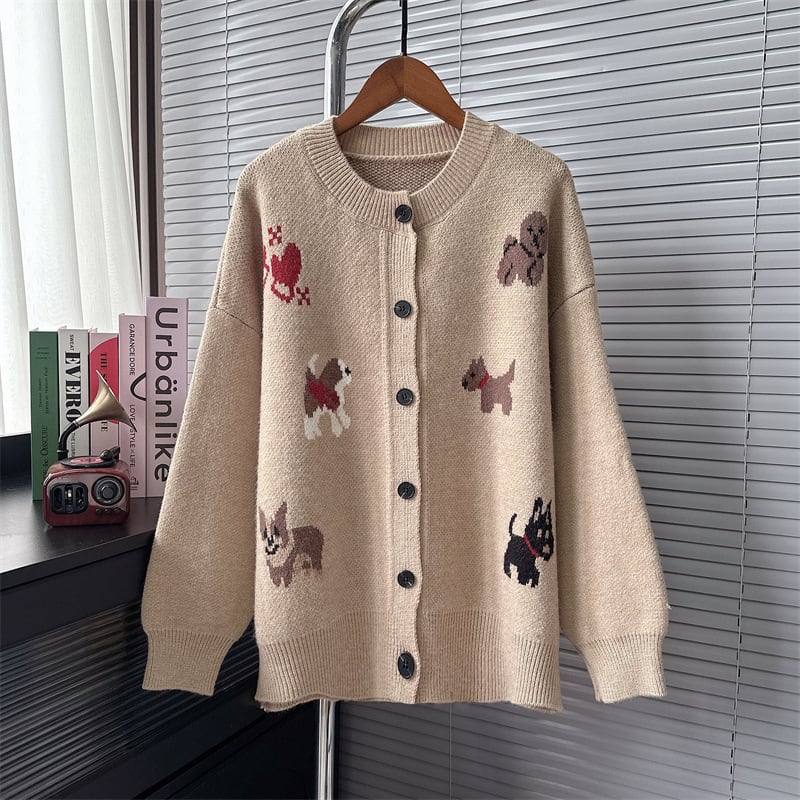 【outer】ニットカーデ　M25843
