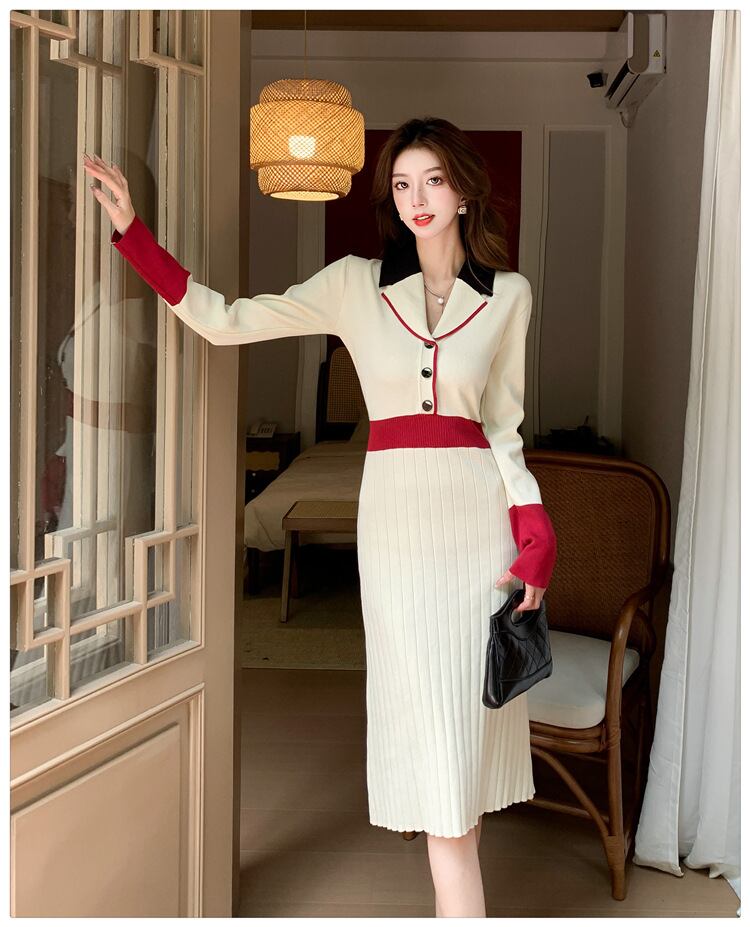 【dress】ニットワンピース　M27470