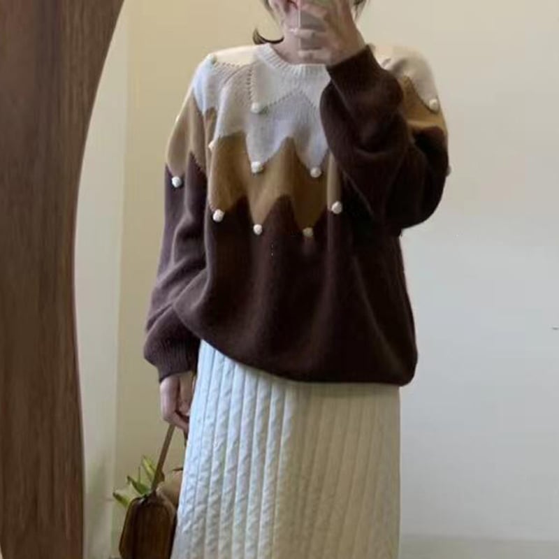 【tops】ニットセーター　M28730