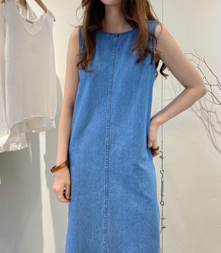 【dress】デニムベストワンピース　M23881