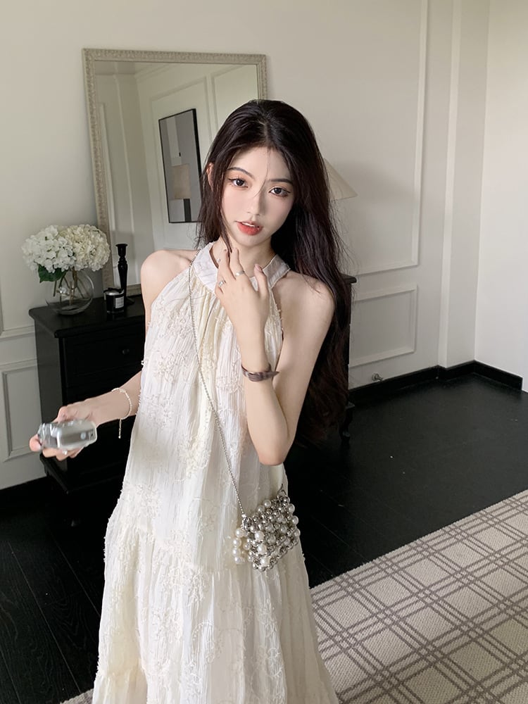 【dress】ホルターネックワンピース G20437