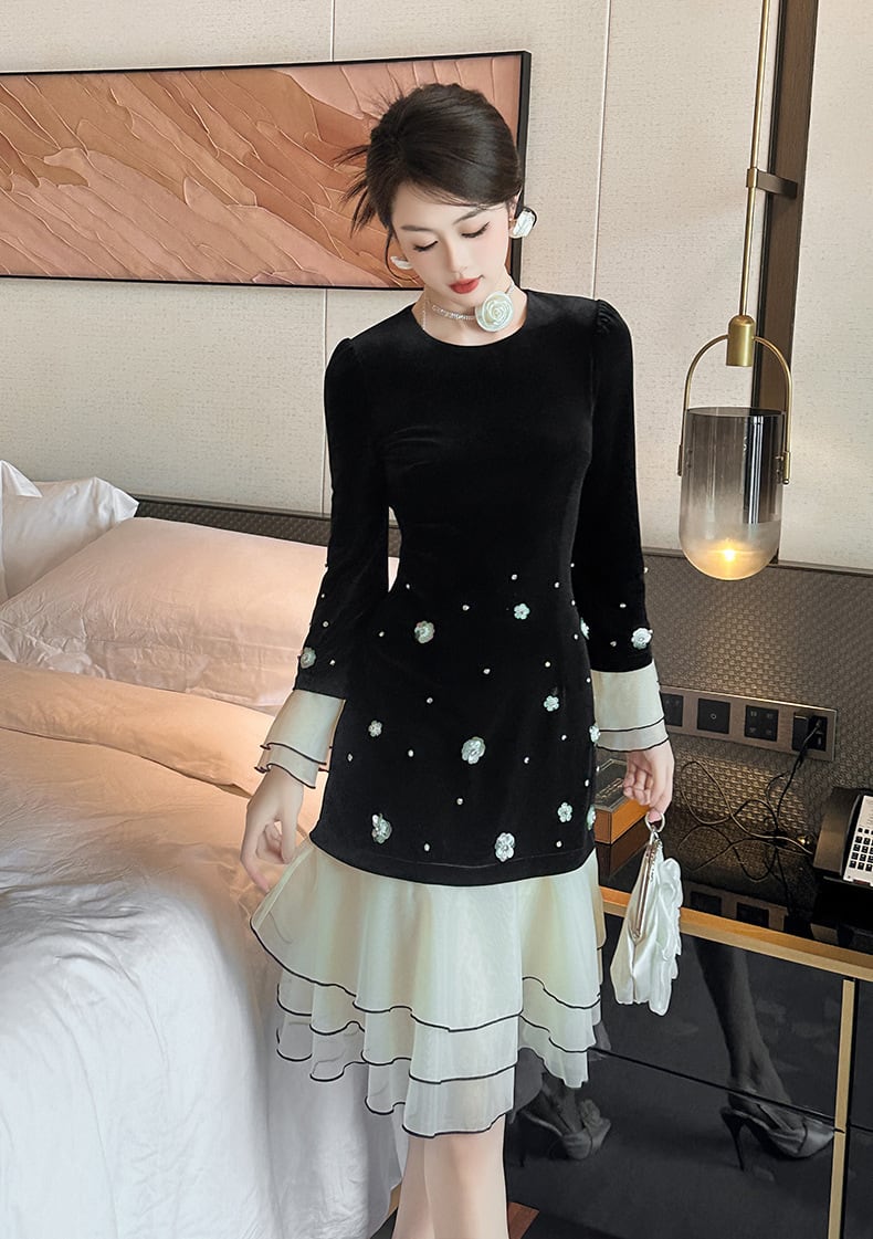 【dress】ドッキングデートワンピース　M29704
