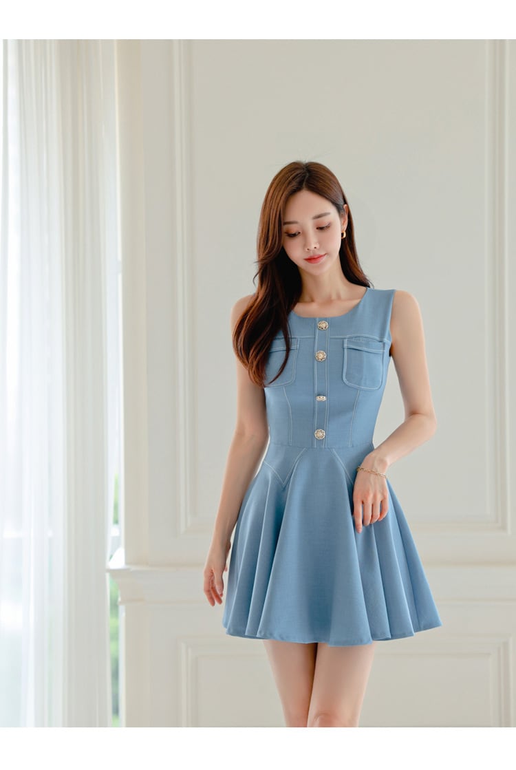 【dress】ノースリーブワンピース　M24255