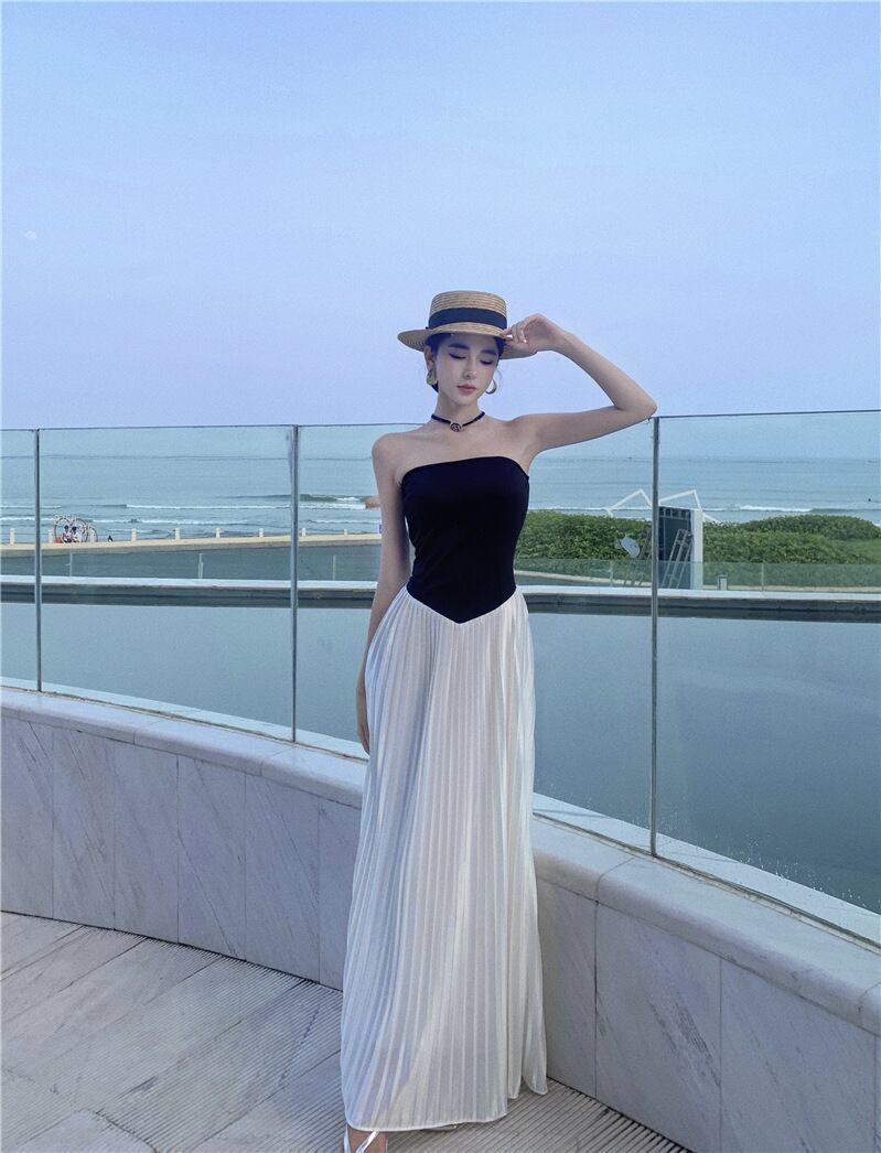 【dress】ギャザーベアトップワンピース G20116