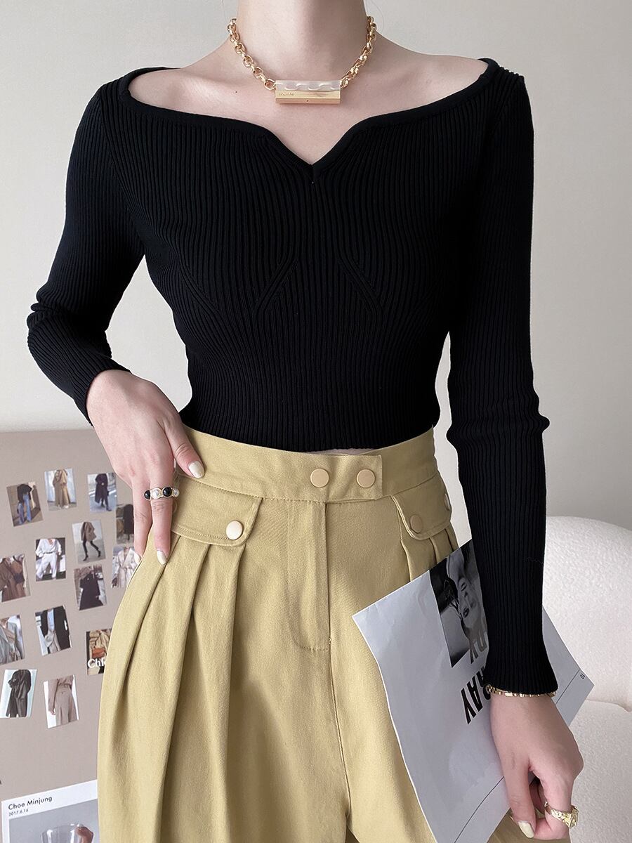 【tops】人気ニットトップス　N2937