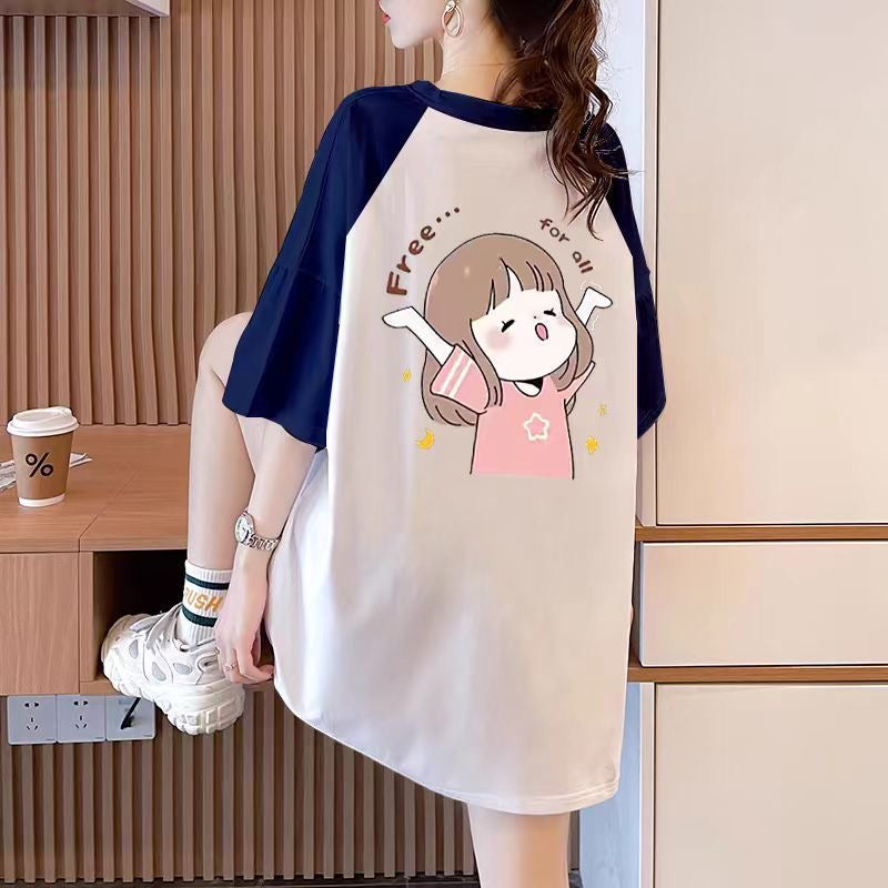 【tops】3色ラウンドネックＴシャツF7622