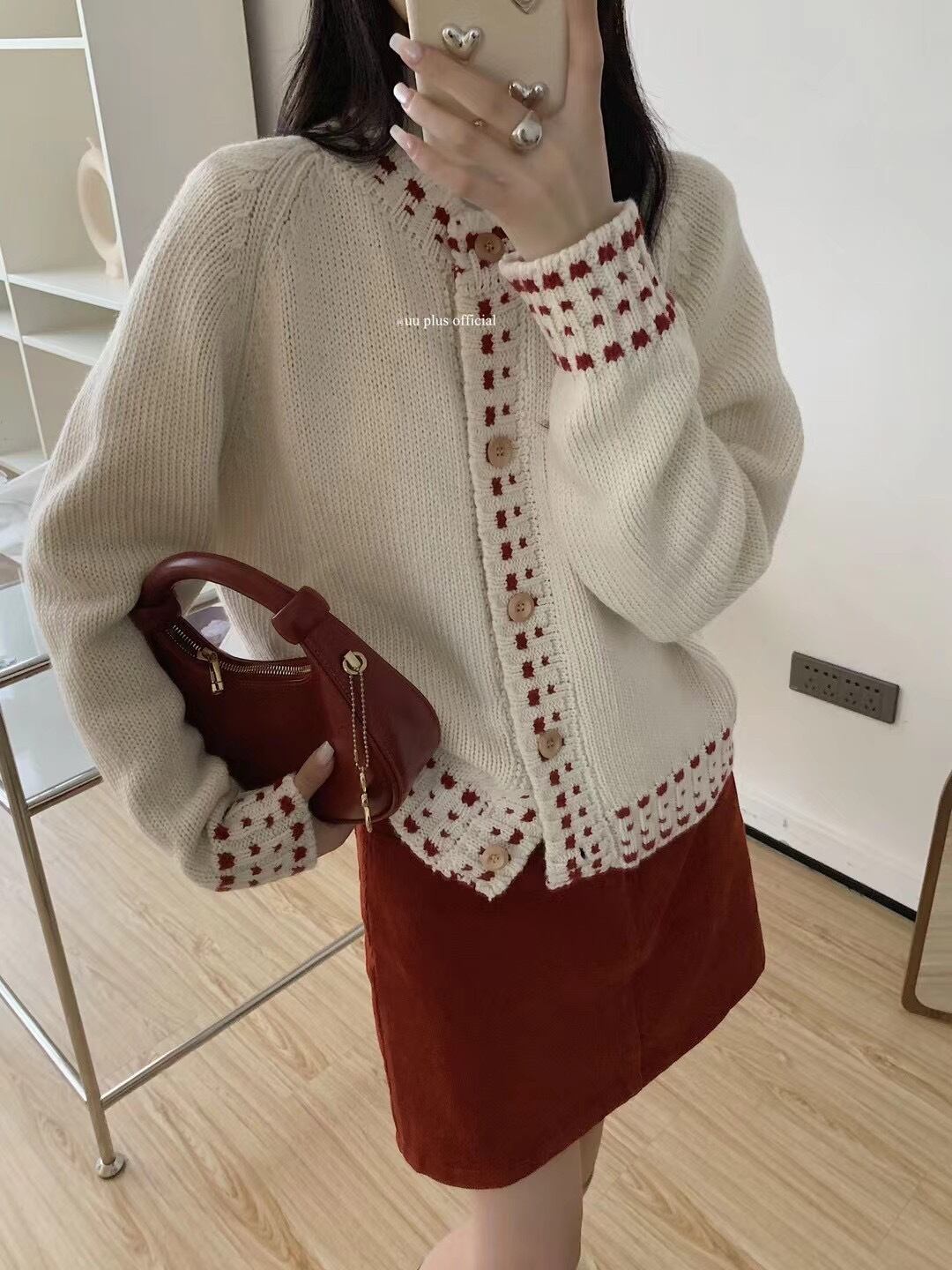 【outer】ニットカーデ　M27193