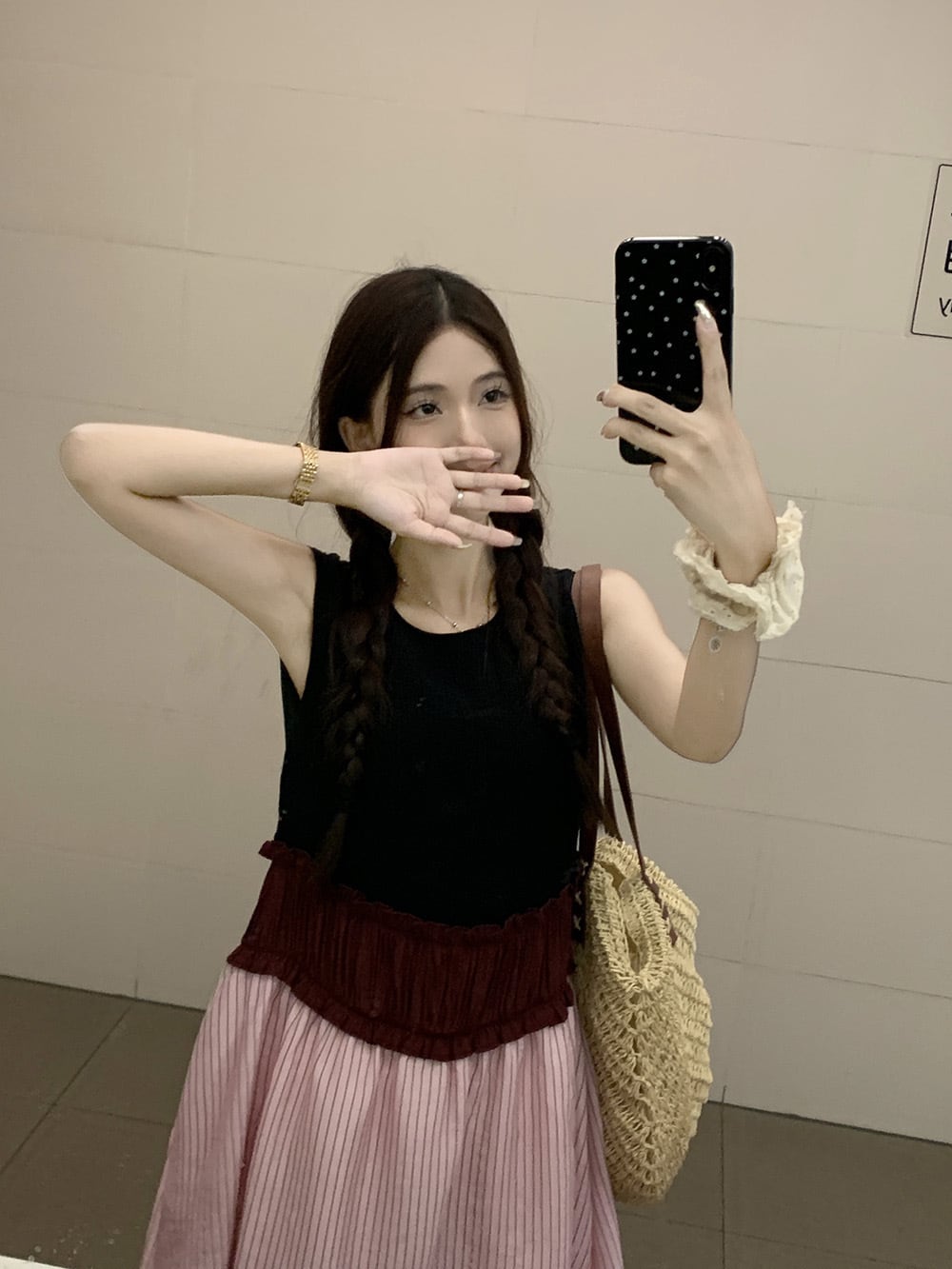 【dress】ノースリーブワンピース　M24340