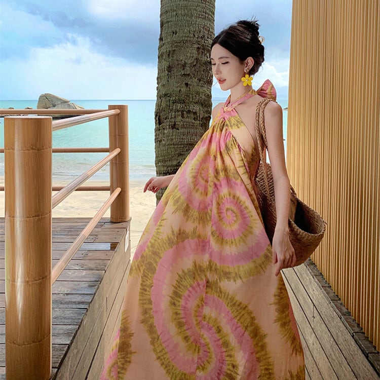 【dress】プリントワンピース　M24890