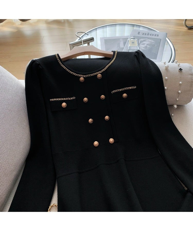 【dress】ニットワンピース　M25486