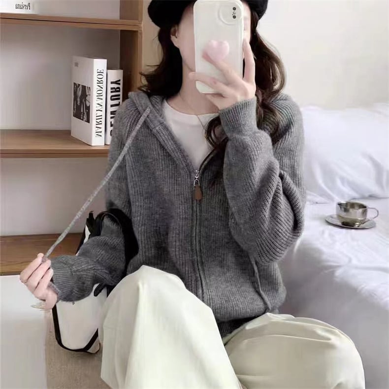 【outer】Wジップニットカーデ　M25980