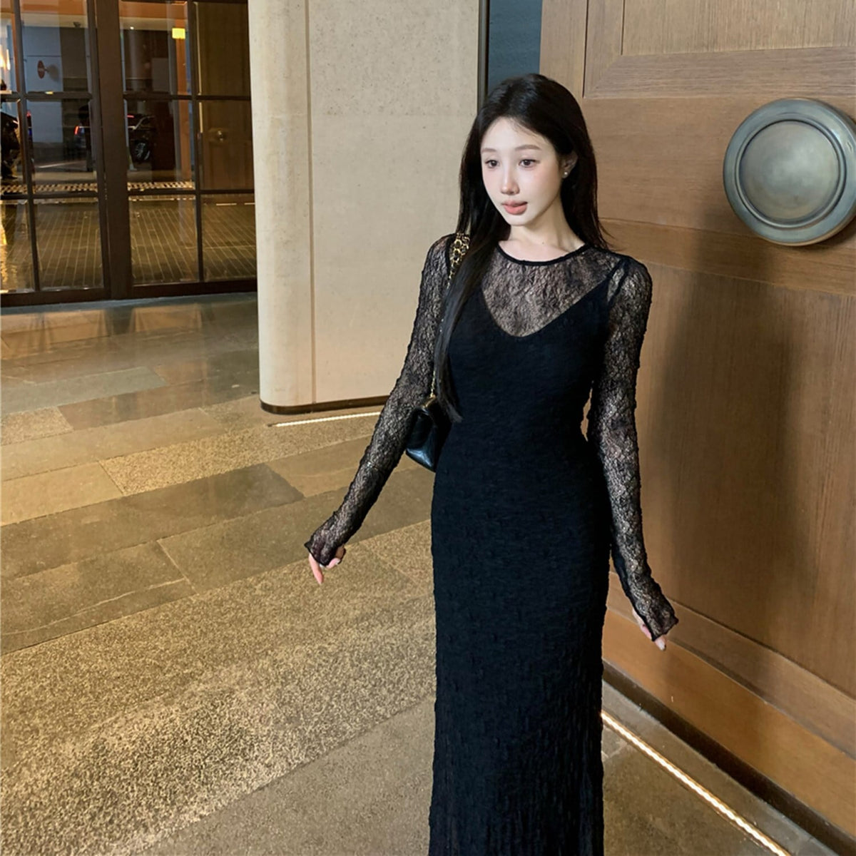 【dress】レースワンピース　N2673